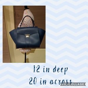 Large leather bag- like new condition!